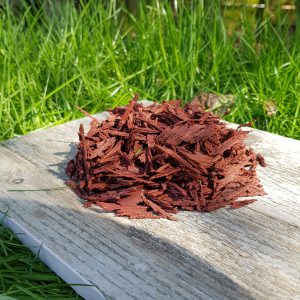 red rubber mulch