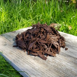 brown rubber mulch