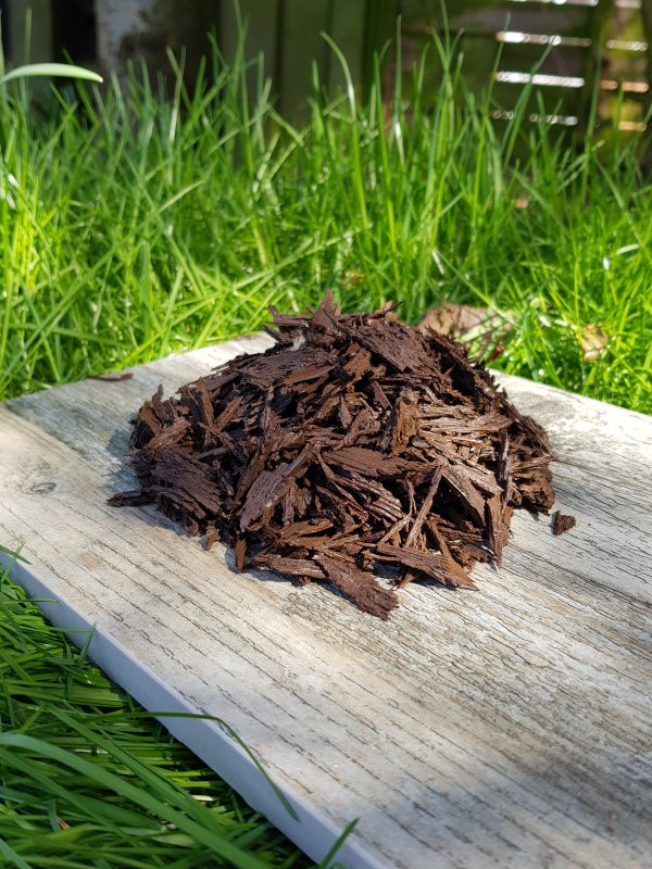 brown rubber mulch