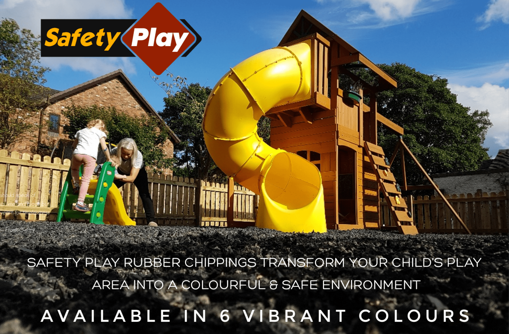 Safety Play Playground and Garden Rubber Chippings